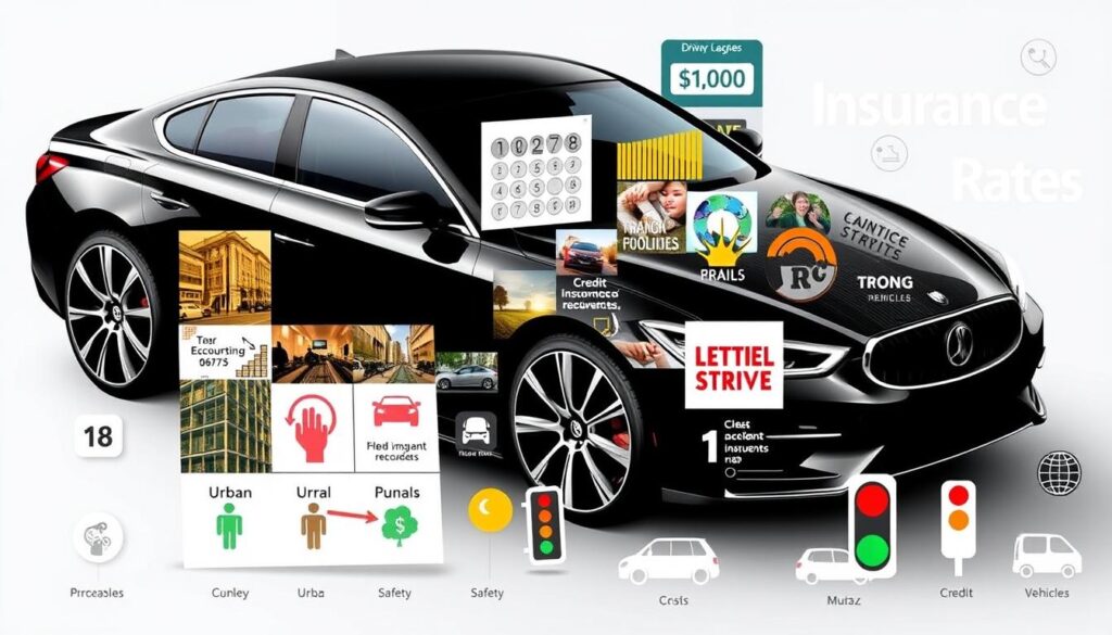 Factors influencing car insurance rates