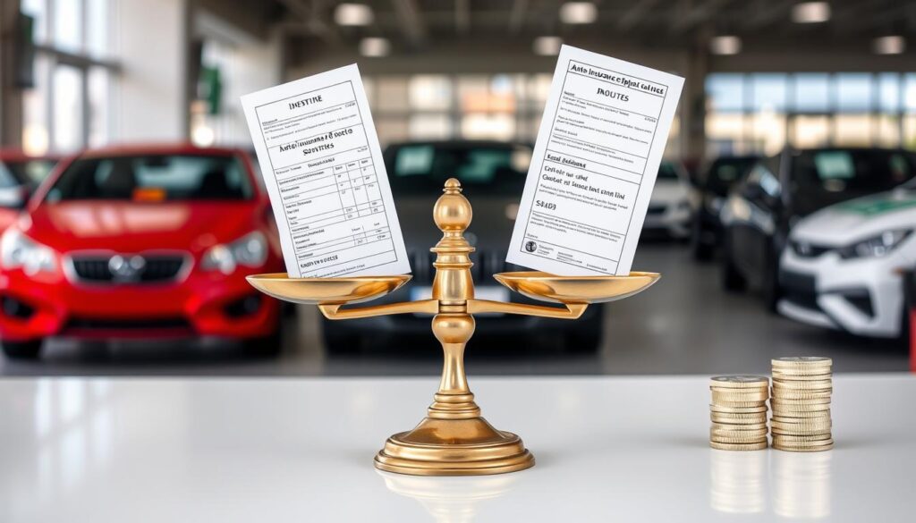 comparing auto insurance quotes