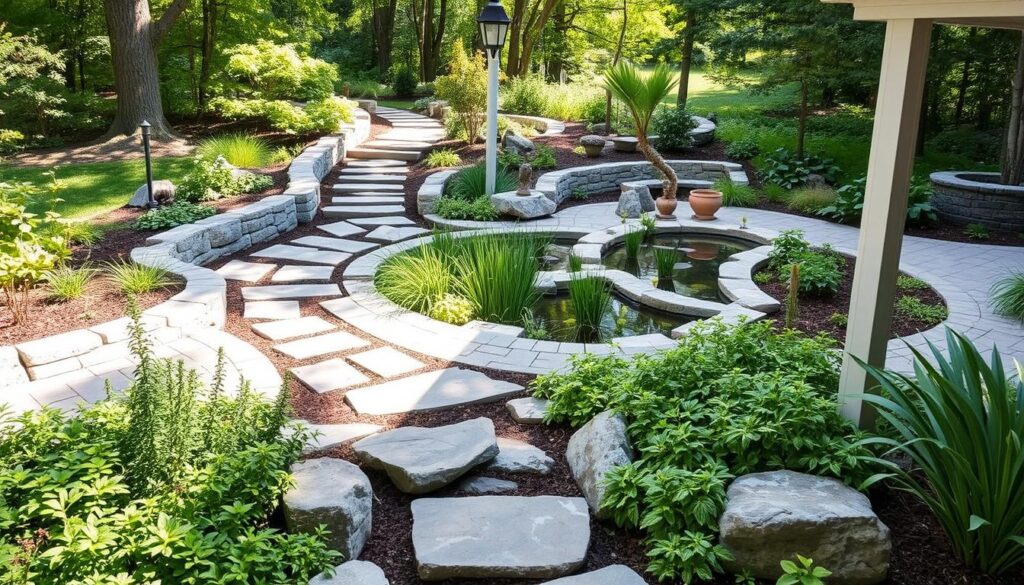 eco-friendly hardscaping