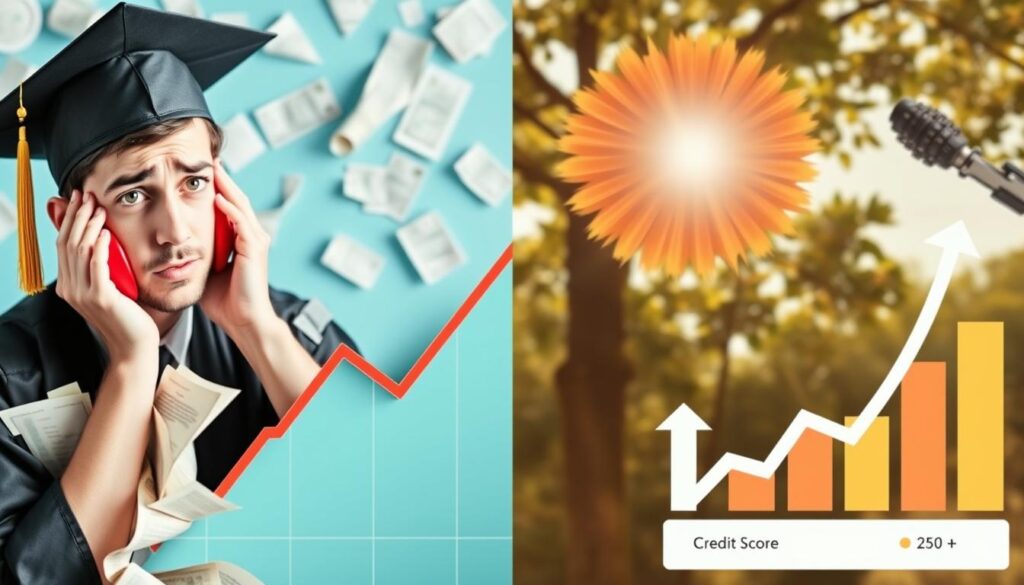 impact of student loans on credit score